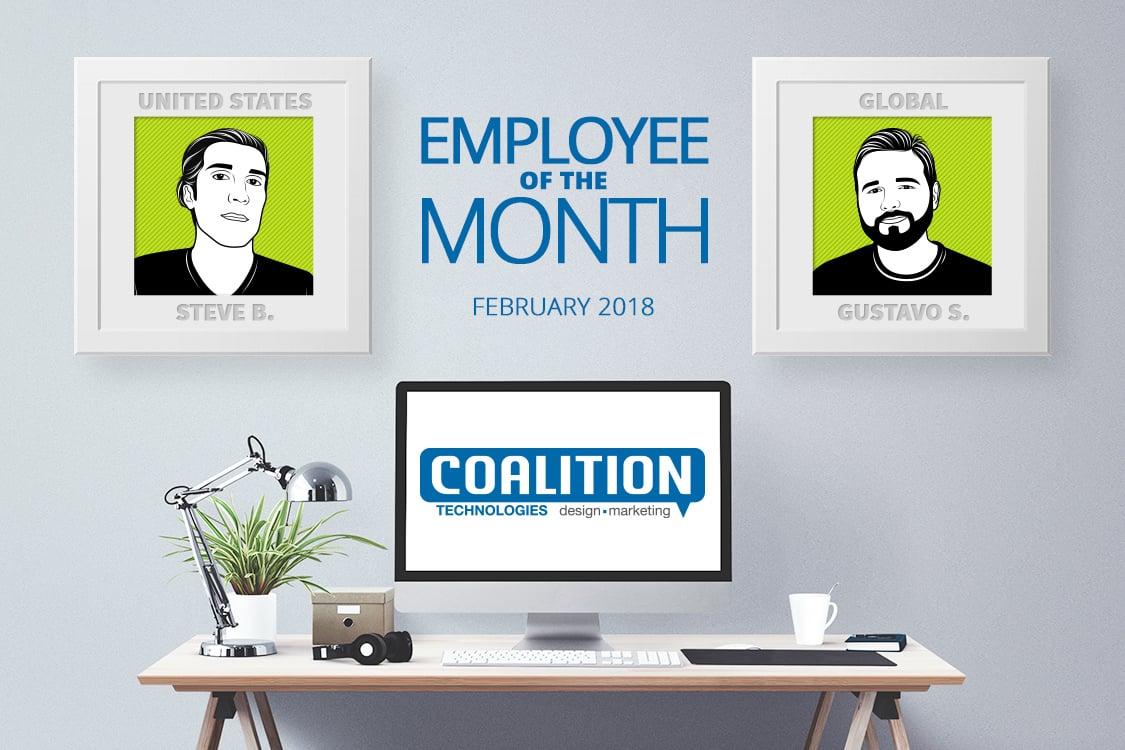 Employees of the Month February Coalition Technologies 